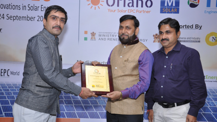 Solarism – Best Solar Park Award Rise – 2016, Mumbai