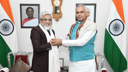 Dr. Faruk G. Patel honoured by Governor of Gujarat Shri. Acharya Devvratji