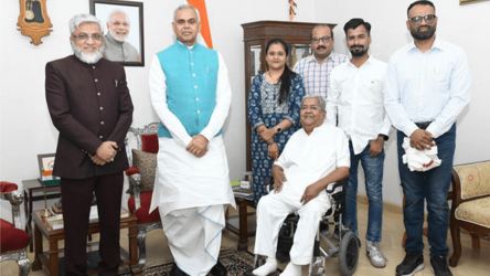 Dr. Faruk G. Patel honoured by Governor of Gujarat Shri. Acharya Devvratji