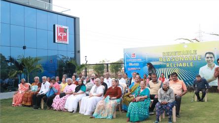 Old Age Group visits KP Group’s Solarism Solar Park