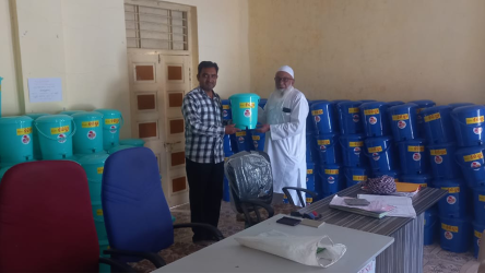 KP Group distributes 1500+ dustbins in villages of Bharuch