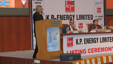 KP Energy BSE Listing Ceremony, Mumbai