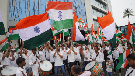 KP Group celebrates “Independence Day” with Mr. Munaf Patel (Brand Ambassador – KP Group)