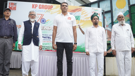 KP Group celebrates “Independence Day” with Mr. Munaf Patel (Brand Ambassador – KP Group)