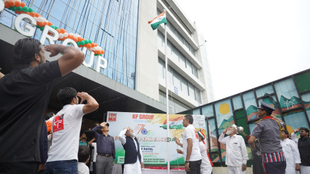 KP Group celebrates “Independence Day” with Mr. Munaf Patel (Brand Ambassador – KP Group)