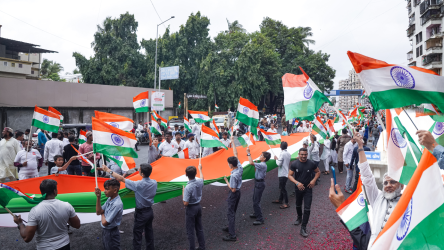 KP Group Organizes “Tiranga Samman Yatra” Surat, Gujarat