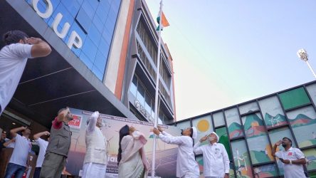 The 75th Republic Day Was Celebrated With Great Joy And Patriotism At KP House on 26th January 2024