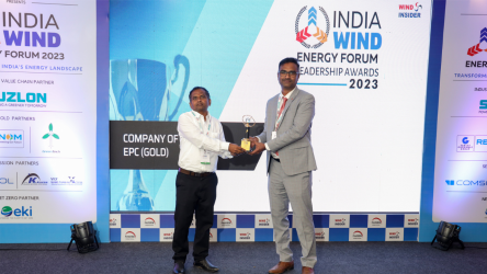 KPI Green Energy wins EPC Company Of The Year Award, Ahmedabad