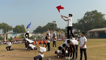 Dr. Faruk G. Patel participated in the Annual Sports Fest as chief guest at Kaushal Vidyabhavan, Surat.