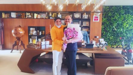 BSE SME & Startup Head Mr. Ajay Thakur visited KP House and met with CMD Dr. Faruk G. Patel