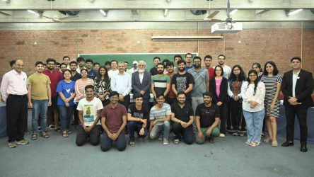 Dr. Faruk G. Patel, CMD of KP Group, gave a lecture at IIM Ahmedabad on ethics and values, highlighting their application in business and daily life. He also participated in a live Q&A session, answering students’ questions.