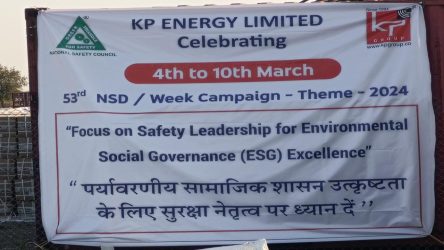 On the occasion of national safety day the motivational safety talk, & Behaviour based safety training conducted at KP Group Head Office and Sites