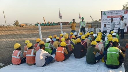 On the occasion of national safety day the motivational safety talk, & Behaviour based safety training conducted at KP Group Head Office and Sites