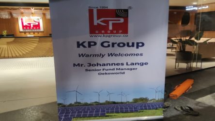 KP Group CMD Dr. Faruk G. Patel Welcomed Mr. Johannes Lange, Senior Fund Manager, Oekoworld at KP House